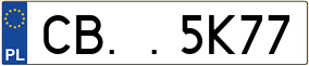 Truck License Plate